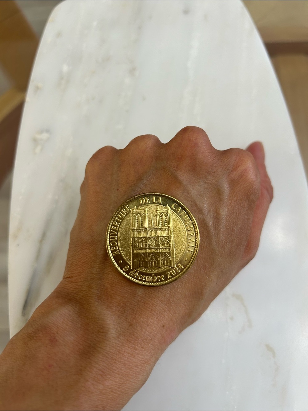 Coin - Reopening of the Cathédrale Notre Dame de Paris - 8 december 2024